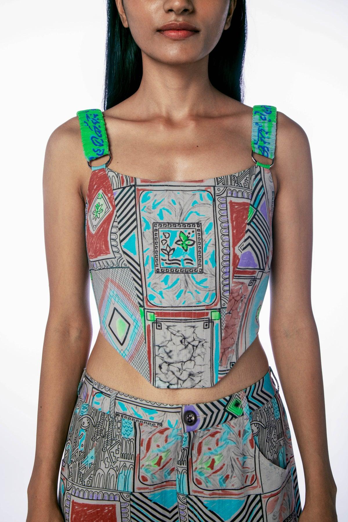 Thumbnail preview #2 for TITLITILE CORSET CO-ORD