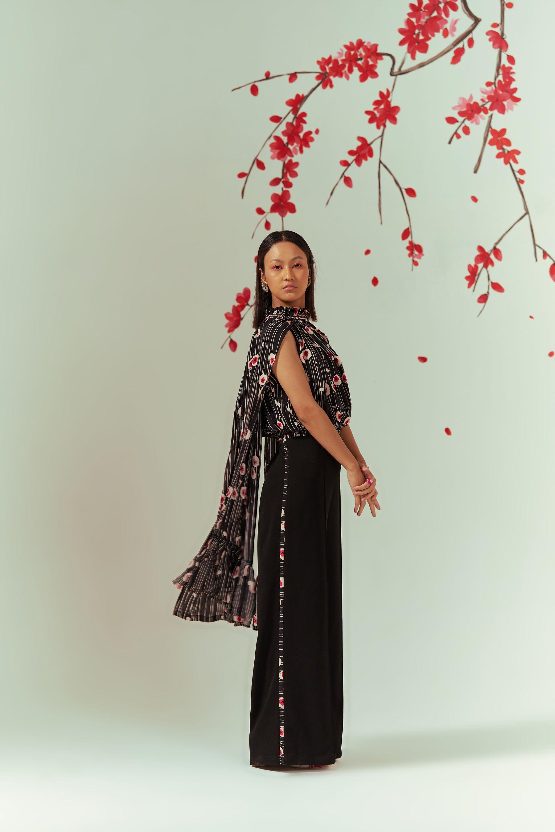 Thumbnail preview #3 for Sakura Top With Pants Co-ord Set