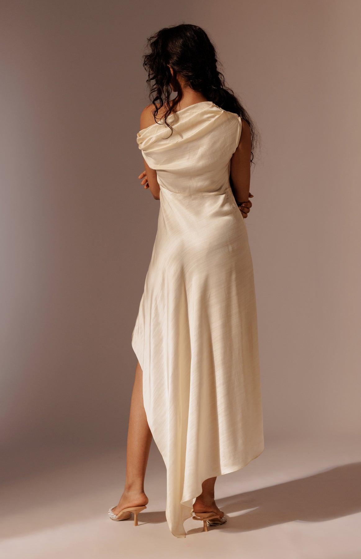 Thumbnail preview #2 for Elio Draped Dress